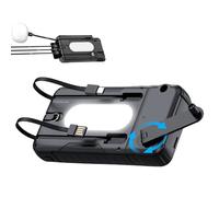 Caricatore Solare Telefonico - Resistente Agli Urti Con Torcia | Batteria Portatile Solare Con Manovella Manuale Per Uso Esterno | Per Tablet, Fotocamera, Smartphone, Campeggio, Viaggio