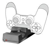 Caricatore Speed Link JAZZ USB Nero per DUALSHOCK 4