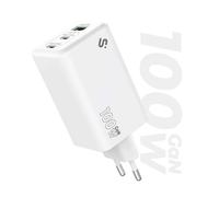 Caricatore Subblim SUBCHG-6G1003 GaN 100W 2x USB-C PD 1x USB-A Compatibile Universale