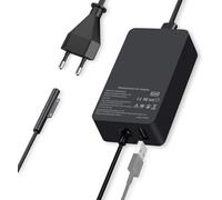 Caricatore Surface 65 W per Microsoft Surface Pro 11, 10, 9, 8, X, 7, 7+, 6, 5, 4, 3, Laptop 7/6/5/4/3/2, Go 4/3/2/1 - Adattatore con porta USB [15 V 4A]