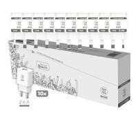 Caricatore Tech One Tech Basik TEC2954 12W 1xUSB Bianco Pack 10