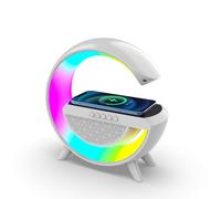 CARICATORE TELEFONO WIRELESS PER IPHONE ANDROID Lampada LED RGB Radio FM SD [EEK: A+++]