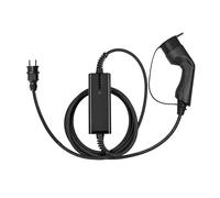 Caricatore tipo 2 con spina di protezione diritta, per veicoli elettrici e ibridi, 3,6 kW, nero, 5 m