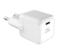 Caricatore Tucano GaN 20W USB-C Bianco Carica Rapida