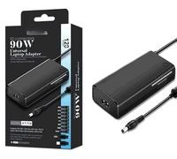 Caricatore universale - Caricatore manuale da 90 W, 10 connettori, cavo da 1,2 m, ideale per vari portatili e dispositivi elettronici.