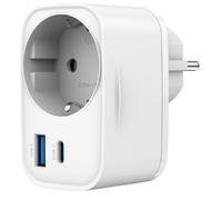 Caricatore universale Gembird TA-ACPDQC20-01-W 20W Quick Charge PD USB-C USB-A Bianco