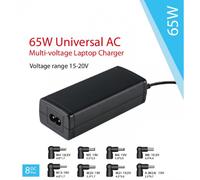 Caricatore Universale Notebook 65W Multi-voltaggio Laptop Alimentatore