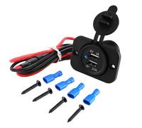 Caricatore Universale USB Impermeabile con indicatore LED Corrente Caricatore