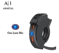 Caricatore USB 12V Moto con Porta Type-C Impermeabile Ricarica Rapida Telefono