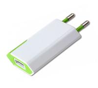 Caricatore USB 1A 5W Spina Europea Bianco/Verde - Techly IPW-USB-ECWG