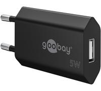 GOOBAY 44949 - Caricabatteria USB, 5 V, 1 A (nero)