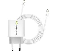 Mayaxess, Caricatore da parete per Galaxy S23 Ultra 20W + Cavo USB-C 1m, Bianco