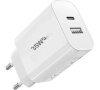 Caricatore USB 35 W compatibile con Motorola Edge 50 Neo, 2 porte PD 3.0 QC 3.0 Caricabatterie da parete molto veloce