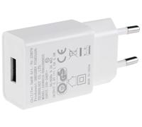Caricatore USB 5W 1A 5V alimentatore a spina con USB-A 110-240V adatto per tablet smartphone cuffie batteria luci da viaggio bianco