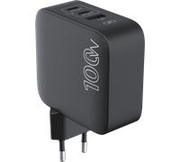 CARICABATTERIE DA MURO FORCE POWER FPLICSACC100WPDRB Nero