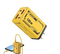 Caricatore USB Brick - Telefono Carger Cube | Adattatore di Ricarica Rapida | 130W Porte Multiple Cube Uso Ufficio Viaggi a casa, in Ufficio, Durante i Viaggi