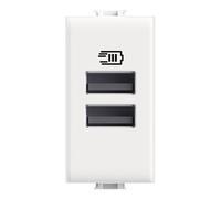 Caricatore USB doppio 5V carica cellulari matix bticino AM4191AA sostituisce AM5285C2