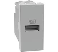 Caricatore USB Bticino MatixGO 15W con 1 porta tipo A grigio JG4191A