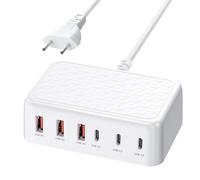 Caricatore USB C, 100 W, spina di ricarica a 6 porte, adattatore con Type-C e USB-A per iPhone/Samsung/Google/Tablet/Mobile Power ecc