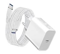 Caricatore USB C 25W con Cavo per Samsung A54 5G A34 A14 A53 A33 A25 A15 A55 A16 5G A13 A52 A52S A23/S23/S23 Plus/S23 Ultra/S24/S20 FE/S21/S22 Ultra Caricabatterie Ricarica Spina Presa per iPhone 15