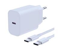 Caricatore USB C 35W, Alimentatore con Cavo USB Type C, fast Charge, Caricabatterie con Ricarica Rapida Compatibile Smartphone Tablet