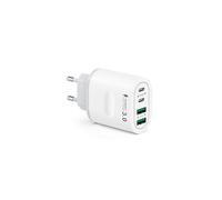 Caricatore USB C, 4 porte, spina multipla da 60 W, USB C, adattatore USB PD 3.0, caricatore rapido USB, spina di ricarica rapida per iPhone 16, 15, 14, 13, 12, 11 Pro Max, iPad, Samsung, telefoni