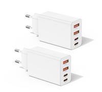 Caricatore USB C, 40 W, 4 porte, caricatore multiuso, USB C, caricatore rapido PD+QC, adattatore di ricarica per iPhone 16, 15, 14, 13, 12, 11 Pro Max/Plus/XS/XR, Samsung, telefoni cellulari