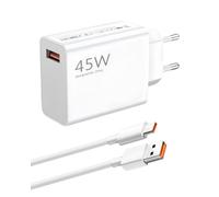 Caricatore USB C 45W Rapido con Cavo 2M per Xiaomi Redmi Note 14 Pro 13 12S Mi 11 Lite Pro 5G POCO X7 Mi 11 Lite cargador 45w xiaomi POCO para Xiaomi Pad 6 5 10T X3 Mi 9 F2