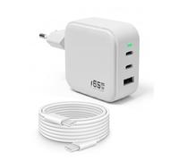Caricatore USB C 65W Compatibile con DJI Neo, Mini 4K, Mini 4 Pro, Air 3 Fly, Mavic 3 Pro Cine, Mavic 3 Classic, RC 2, Avata 2, Gafas 2, Charging Hub, Osmo Pocket 3/2, Action 6/5 Pro/4/3, Goggles 2