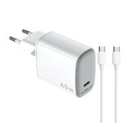 Celly Caricabatterie USB-C UP TC 1C 65W con cavo USB-C 2m e tecnologia GaN