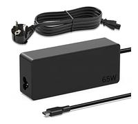 Caricatore USB C 65W Tipo C Alimentatore per Lenovo ThinkPad T14 T15 Yoga | per Lenovo ThinkPad T14 T15 T480 T480s T490 T490s T580 T590 E490 E580 X280 X380 L380 L480 L490 Yoga 720 730 910