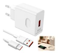 Caricatore USB C 66W Supercharge per Honor, Cavo USB C da 6A 1m, Compatibile con Honor 90/70/Magic 7 Lite/90 Lite/200 Lite/70 Lite/X6B/X8B/Pad X8A/X9, BosuLai