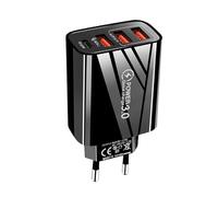 Caricatore USB C a Muro | Caricatore Multiuso Rapido - Convertitore Elettronico per Casa Ufficio Viaggi e Regalo