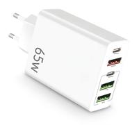 Caricatore USB C Carica rapida - Caricatore USB multiplo a 5 porte - Spina multipla USB C 65 W - Adattatore USB C compatibile con Samsung, iPad, iPhone, Google, Carica rapida.