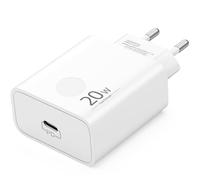 Caricatore USB C, Caricabatterie 20W PD3.0 Alimentatore Presa Spina Tipo-C Spinotto Adattatore Rapido pour iPhone 17/17 Air/16/16e/15 Pro Max Plus,Galaxy, Google Pixel 10/9, Tablet