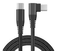 Caricatore USB-C con connettore ad angolo Ricarica rapida PD da 60 W Black 1 m