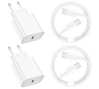 Caricatore USB C da 20 W con cavo di ricarica USB C a C da 2 m per Phone 17/16/16e/15,17/16/15pro,17/16/15pro Max,17 Air,16/15 Plus, Pad Pro/Air/Mini,2 pezzi