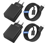 Caricatore USB C da 45 W per Samsung Galaxy S25 Ultra S24 S23 S22 FE 5G A56 A55 A54 A36 A25 A16, Note, Tab S8 S9, cavo di ricarica super veloce, con cavo di tipo C, 2 m