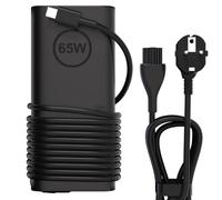 Caricatore USB C da 65 W, compatibile con Dell Chromebook Precision Latitude Vostro Inspiron Pro Rugged Premium Essential 2 in 1 XPS tipo C adattatore per laptop