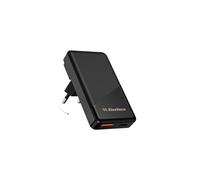 Caricatore USB C da 65 W, Elexlinco GaN Caricatore Rapido a 2 Porte, Design Compatto e Pieghevole, Spina USB C Compatibile con MacBook Pro/Air, Pixelbook, iPad Pro, iPhone 15/14, Galaxy S24 (Nero)