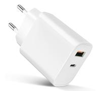 Caricatore USB-C e USB-A - Adattatore di ricarica rapida a doppia porta per smartphone, tablet e adattatore di alimentazione più compatto per casa, ufficio e viaggi