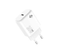 Caricatore USB-C GAN 20 W SUBBLIM, Power Delivery 3.0 & PPS, presa rapida per iPhone 16-12, iPad, Galaxy S24-S20, Pixel 9-6, Xiaomi, ultra portatile, sicuro e certificato.