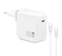 Caricatore USB C GaN 65W Caricatore rapido di tipo C con cavo USB C da 2M Compatibile con MacBook, MacBook Pro/Air, Samsung Galaxy, iPad P ro, i-Phone 16 Pro/Max e altro ancora