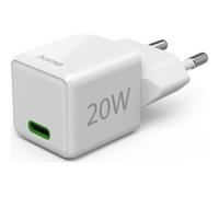 Caricatore USB-C Hama Ricarica Rapida Power Delivery 20W Bianco