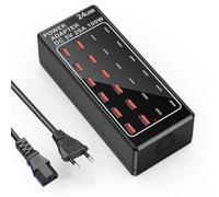 Caricatore USB C Multiplo, stazione di ricarica USB C a 24 porte 100W/20A, Caricatore da Desktop USB, Hub di alimentazione USB, compatibile con iPhone 12/13/14/15/Samsung S24/S23/S22/Google/Tablet