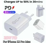 Caricatore USB C PD 20W Cavo Veloce Compatibile Per iPhone 12/12 Pro/12 Mini/11