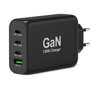 Caricatore USB-C Port Designs 902107EU GaN 130W universale 4 porte PD QC