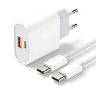Caricatore USB C,Presa 25W Ricarica Rapido con Cavo USB C 2m for iPhone 17 16 15 14 13 12 11 Pro/Pro Max/Plus,SE XS XR 8 7 6S Plus Mini SE,Samsung Galaxy S25 S24 S23,Spina USBC Alimentatore Muro