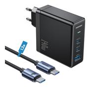 Caricatore USB C Rapido Caricabatterie 140W PD 3.0 GaN Alimentatore con Cavo