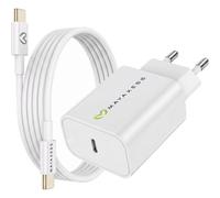 Caricatore USB-C Rapido Mayaxess SEK-VIRT-IP16M 20W Bianco con Cavo 1m